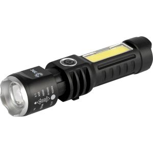 Светодиодный фонарь ЭРА UA-403 универсальный аккумуляторный 5 Вт LED + 3 Вт COB оптический Zoom 4 режима USB type C Светодиодный фонарь ЭРА UA-403 универсальный аккумуляторный 5 Вт LED + 3 Вт COB оптический Zoom 4 режима USB type C