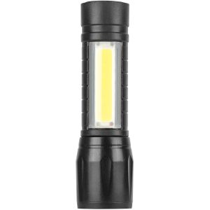 Светодиодный фонарь Трофи UA-101 аккумуляторный 3Вт LED + 3Вт COB оптический Zoom 3 режима