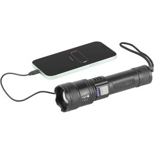 Светодиодный фонарь Трофи UA-103 аккумуляторный 7 Вт оптический Zoom 3 режима powerbank Светодиодный фонарь Трофи UA-103 аккумуляторный 7 Вт оптический Zoom 3 режима powerbank