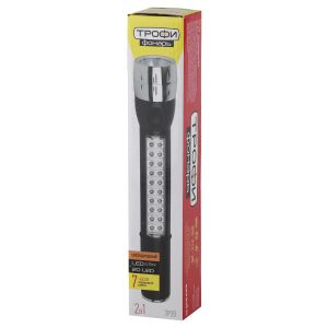 Светодиодный фонарь Трофи Универсальные TP20 ручной 1x0,5 LED+20LED пластик на батарейках 3xAA Светодиодный фонарь Трофи Универсальные TP20 ручной 1x0,5 LED+20LED пластик на батарейках 3xAA