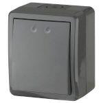 11-1401-03 ЭРА Выключатель IP54, 10АХ-250В, ОУ, Эра Эксперт, серый (16/160/2560)