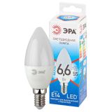Лампа светодиодная ЭРА LED B35-9W-840-E14 QX (диод, свеча, 6,6 Вт, нейтральный свет, E14)