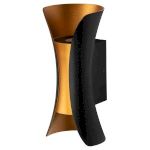 Декоративная подсветка ЭРА WL42 BK+GD светодиодная 10Вт 3500К черный/золото IP54 для интерьера, фасадов зданий