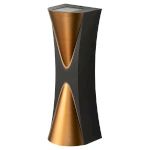 Декоративная подсветка ЭРА WL43 BK+GD светодиодная 6Вт 3500К черный/золото IP54 для интерьера, фасадов зданий