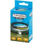 Фонарь налобный светодиодный Трофи GA-104 Kiber-simple аккумуляторный 5 Вт COB + 3 Вт LED сенсорное управление