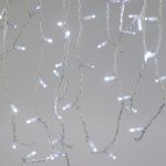 Гирлянда ЭРА ERAPS-BK1 бахрома 0,7x2 м холодный белый свет 100 LED