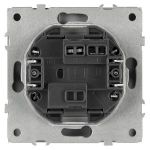 Кнопка ЭРА Galaxy 15-1109-06 10АХ-250В IP20 графит