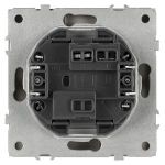 Кнопка ЭРА Galaxy 15-1109-07 10АХ-250В IP20 титан