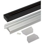 Комплект ЭРА TR-SET-200-1PT-PC BK шинопровод однофазный с профилем для натяжного потолка 2м черный