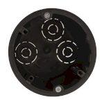 Коробка установочная ЭРА  KUP-73-45-m-black для полых стен саморезы металлические лапки черная IP20