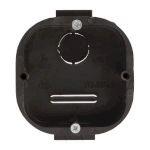 Коробка установочная ЭРА  KUTS-60-60-43-s-black усиленная для твердых стен саморезы стыковочные узлы черная IP20