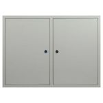 Корпус металлический навесной ЭРА ЩРН-90 2-х дверный (500х680х120) IP31 УХЛЗ серый