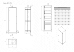 Корпус ВРУ-1 1800х450х450  IP54  RAL 7035 цельнометаллический