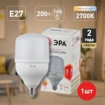 Лампа светодиодная ЭРА STD LED POWER T80-20W-2700-E27 E27 / Е27 20 Вт колoкол теплый белый свет