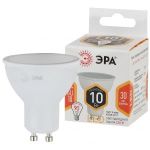 Лампочка светодиодная ЭРА STD LED MR16-10W-827-GU10 GU10 10Вт софит теплый белый свет