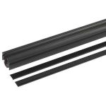 Магнитный трековый шинопровод ЭРА TRM-PC20-200 B встраиваемый для натяжных потолков 2м черный для системы NOVA ver.2