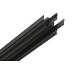 Магнитный трековый шинопровод ЭРА TRM-PC20-200 B встраиваемый для натяжных потолков 2м черный для системы NOVA ver.2