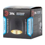 OL8 GX53 BK/GD Подсветка ЭРА Накладной под лампу Gx53, алюминий, цвет черный+золото (40/800)