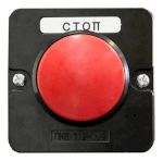 Пост кнопочный ПКЕ 122-1  У2 красный гриб IP54