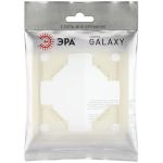 Рамка для розеток и выключателей ЭРА Galaxy 15-5001-02 на 1 пост слоновая кость