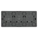 Розетка ЭРА Эксперт 11-2208-03 тройная с заземлением 3х2P+E Schuko IP20 16A-250В ОУ алюминий