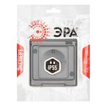 Розетка ЭРА Эксперт 11-2502-01 2P+E IP55, шторки, 16A-250В, ОУ, белый