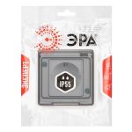 Розетка ЭРА Эксперт 11-2521-01 2P+E IP55, 16A-250В, СУ, белый