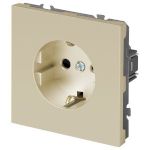 Розетка ЭРА Galaxy 15-2101-04 c заземлением 2P+E Schuko 16А-250В IP20 шампань