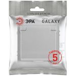 Розетка ЭРА Galaxy 15-2103-03 c заземлением 2P+E Schuko со шторками с крышкой 16А-250В IP20 алюминий