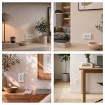 Розетка ЭРА Galaxy 15-2105-01 с заземлением двойная 2X2P+E Schuko со шторками IP20 16А-250В белый