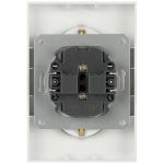 Розетка ЭРА Galaxy 15-2107-01 без заземления двойная 2X2P 16А-250В IP20 белый