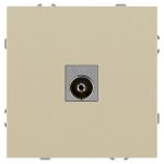 Розетка ЭРА Galaxy 15-3101-04 TV одиночная IP20 шампань