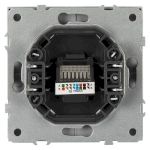 Розетка ЭРА Galaxy 15-3107-06 информационная RJ45 IP20 графит