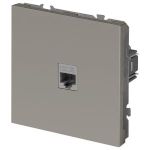 Розетка ЭРА Galaxy 15-3107-07 информационная RJ45 IP20 титан