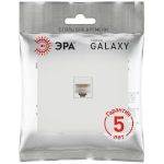 Розетка ЭРА Galaxy 15-3107-08 информационная RJ45 IP20 белый матовый