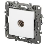 Розетка ЭРА Серия 12 12-3101-01М TV одиночная, белый матовый