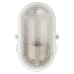 Светильник ЭРА НБП 01-60-012 с ободком Евро пластик / стекло IP53 E27 max 60Вт 185х120х110 овал белый
