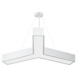 Светильник LED ЭРА Geometria SPO-142-W-40K-044 Igrek 44Вт 4000K 3000Лм IP40 800*80 белый подвесной драйвер внутри
