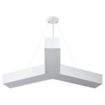 Светильник LED ЭРА Geometria SPO-142-W-40K-044 Igrek 44Вт 4000K 3000Лм IP40 800*80 белый подвесной драйвер внутри