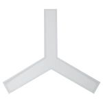 Светильник LED ЭРА Geometria SPO-142-W-40K-044 Igrek 44Вт 4000K 3000Лм IP40 800*80 белый подвесной драйвер внутри