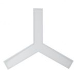 Светильник LED ЭРА Geometria SPO-142-W-40K-044 Igrek 44Вт 4000К 3000Лм IP40 800*800*80 белый подвесной