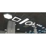 Светильник LED ЭРА Geometria SPO-142-W-40K-044 Igrek 44Вт 4000К 3000Лм IP40 800*800*80 белый подвесной