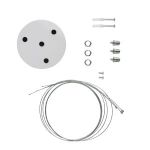 Светильник LED ЭРА Geometria SPO-154-W-40K-042 Delta 42Вт 4000К 2300Лм IP40 800*800*80 белый подвесной