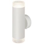 Светильник настенный ЭРА WL50 WH/TR 2*GU10 2*12Вт IP20 белый, прозрачный