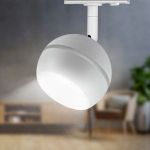 Трековый светильник однофазный ЭРА Round TR47-GX53 WH под лампу GX53 белый