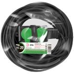 Удлинитель силовой ЭРА GREEN LINE UDL-KG-2x2,5m-20m-IP44 с крышками 4 розетки 20м КГ 2x2.5мм2 IP44