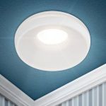 Встраиваемый светильник декоративный ЭРА DK100 WH MR16 GU5.3 белый