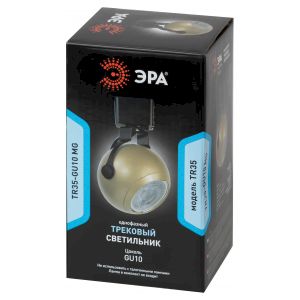 Трековый светильник однофазный ЭРА TR35-GU10 MG под лампу MR16 матовое золото