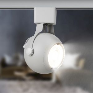 Трековый светильник однофазный ЭРА TR35-GU10 WH под лампу MR16 белый Трековый светильник однофазный ЭРА TR35-GU10 WH под лампу MR16 белый