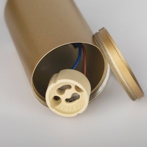 Трековый светильник однофазный ЭРА TR45 - GU10 S MG подвесной 52*100 мм под лампу MR16 золото Трековый светильник однофазный ЭРА TR45 - GU10 S MG подвесной 52*100 мм под лампу MR16 золото